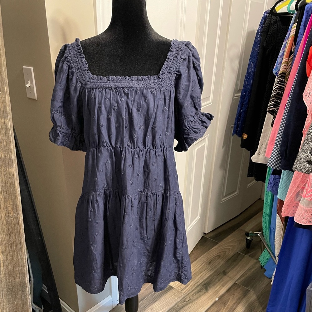 Navy Blue Old Navy Dress Sz Med